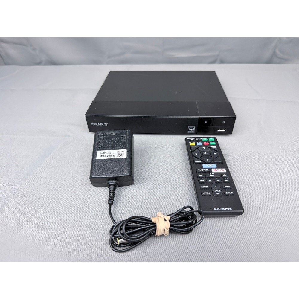 Sony BDP-S1700 Blu-ray DVD Player Black with Remote and AC Adapter